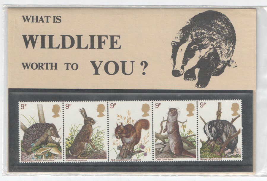 1977 National Trust Wildlife Private Presentation Pack
